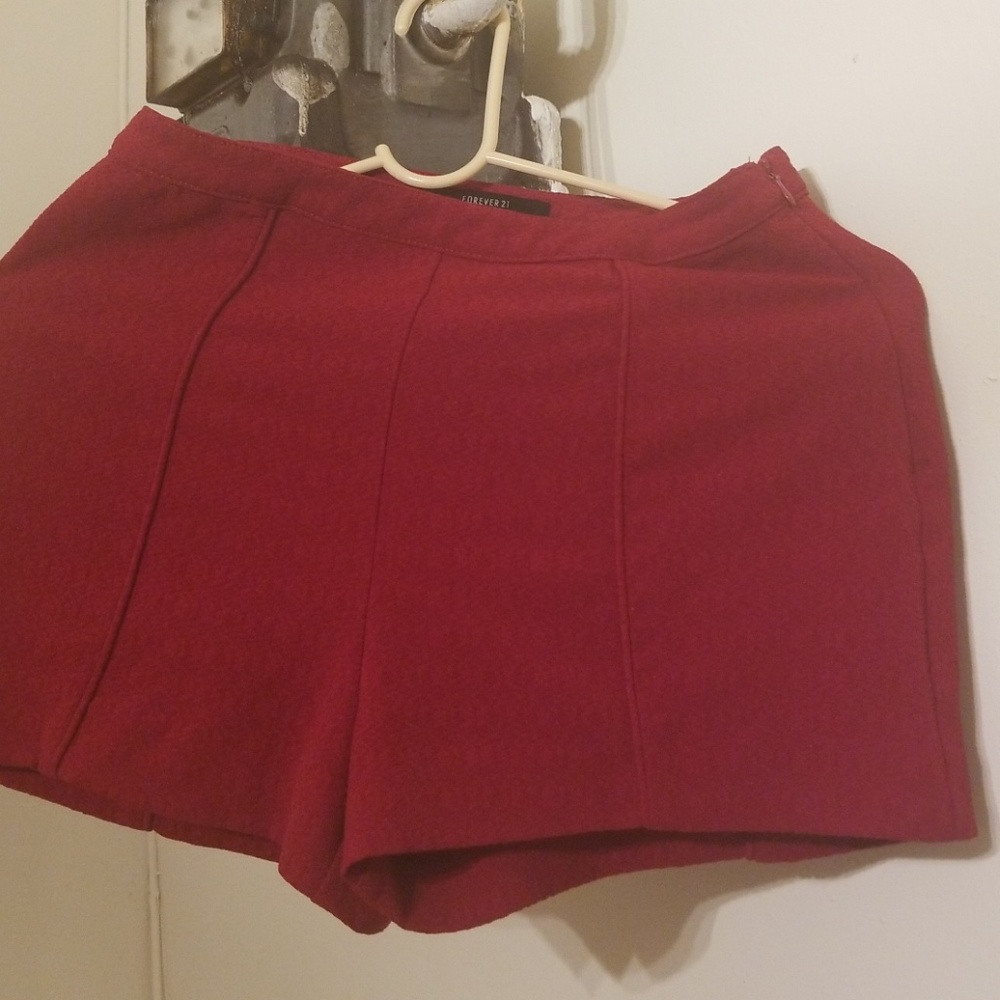 Red shorts